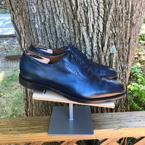 Allen Edmond. 11.5 D. Cornwallis. Navy. Worn.